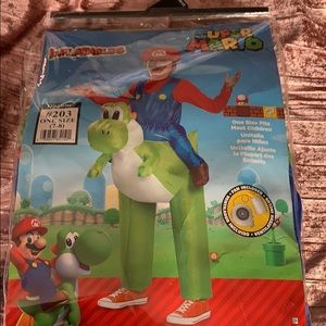 Inflatable Mario costume brand new